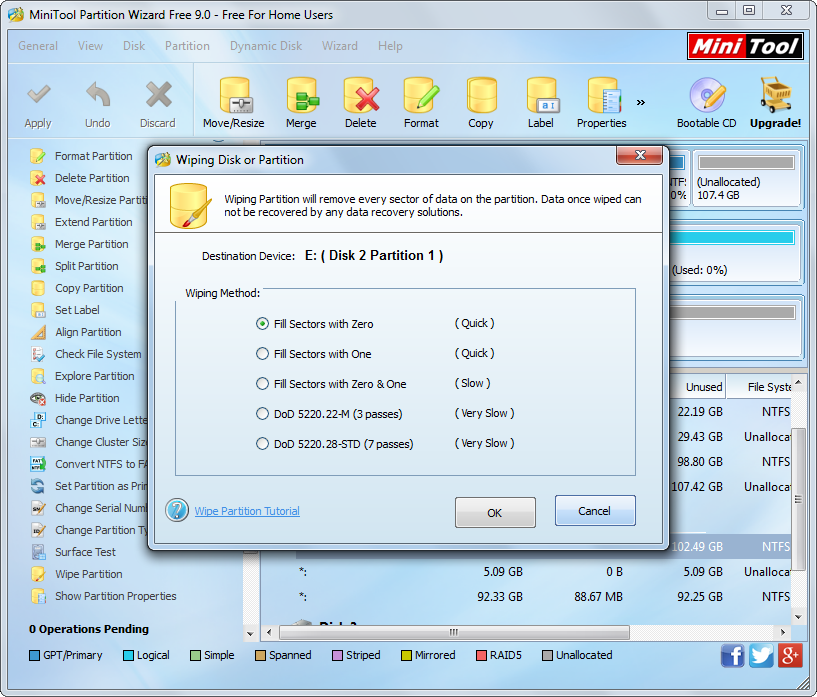 How To Clear Data From Partition With Freeware