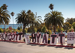 Seattle Labor Union Activists Demanded Boycott Of Two Hyatt Hotels
